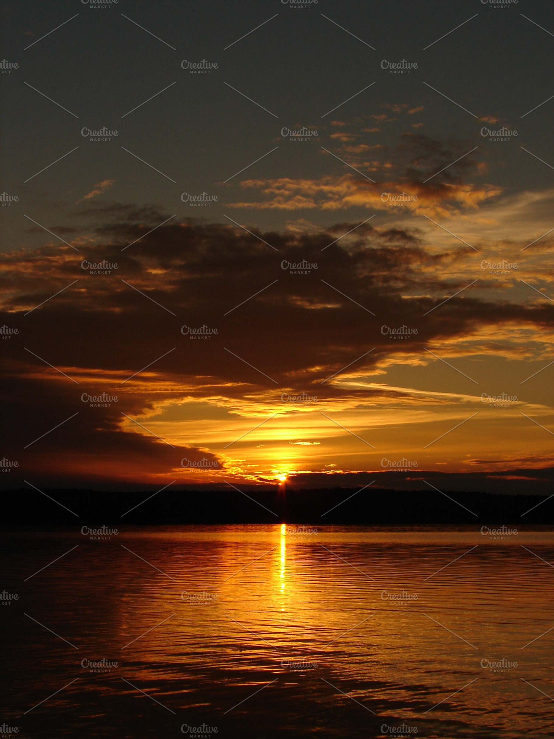 Romantic Sunset Containing Romantic Sunset And Sun