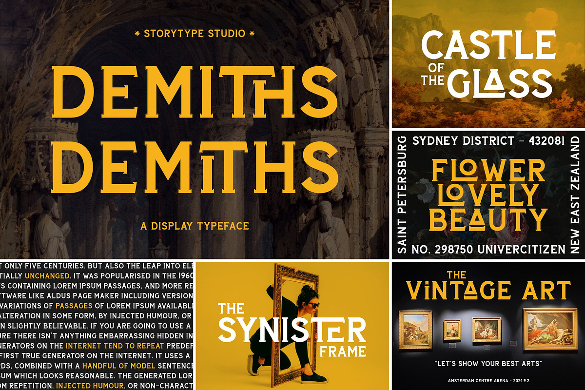 SALE! Attractive Modern Display Font, a Serif Font by Storytype Studio (Photo 14 of 41)