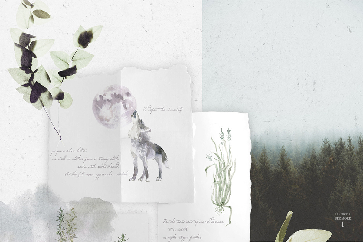 Gloomy fairytale graphic collection., an Object Graphic by Dinkoobraz (Photo 2 of 12)