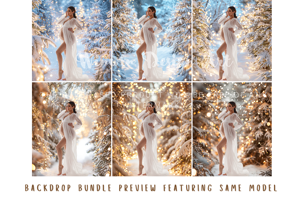 Christmas Bokeh Digital Background, a Background Photo by Winwin Design Art (Photo 2 of 8)