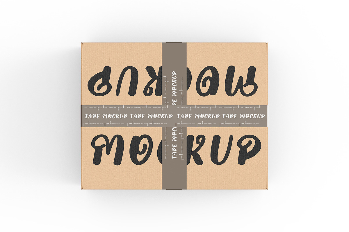Corrugate Cardboard Shipping Box set, a Packaging Mockup by pixelmock (Photo 11 of 16)