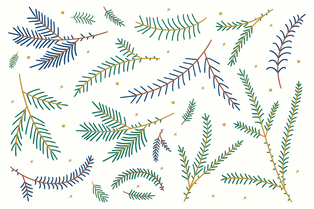 Christmas Florals and baubles, an Animal Illustration by Riots Brush (Photo 3 of 5)