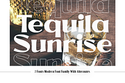Tequila Sunrise, a Sans Serif Font by TypeClassHeroes (Thumbnail 1 of 15)