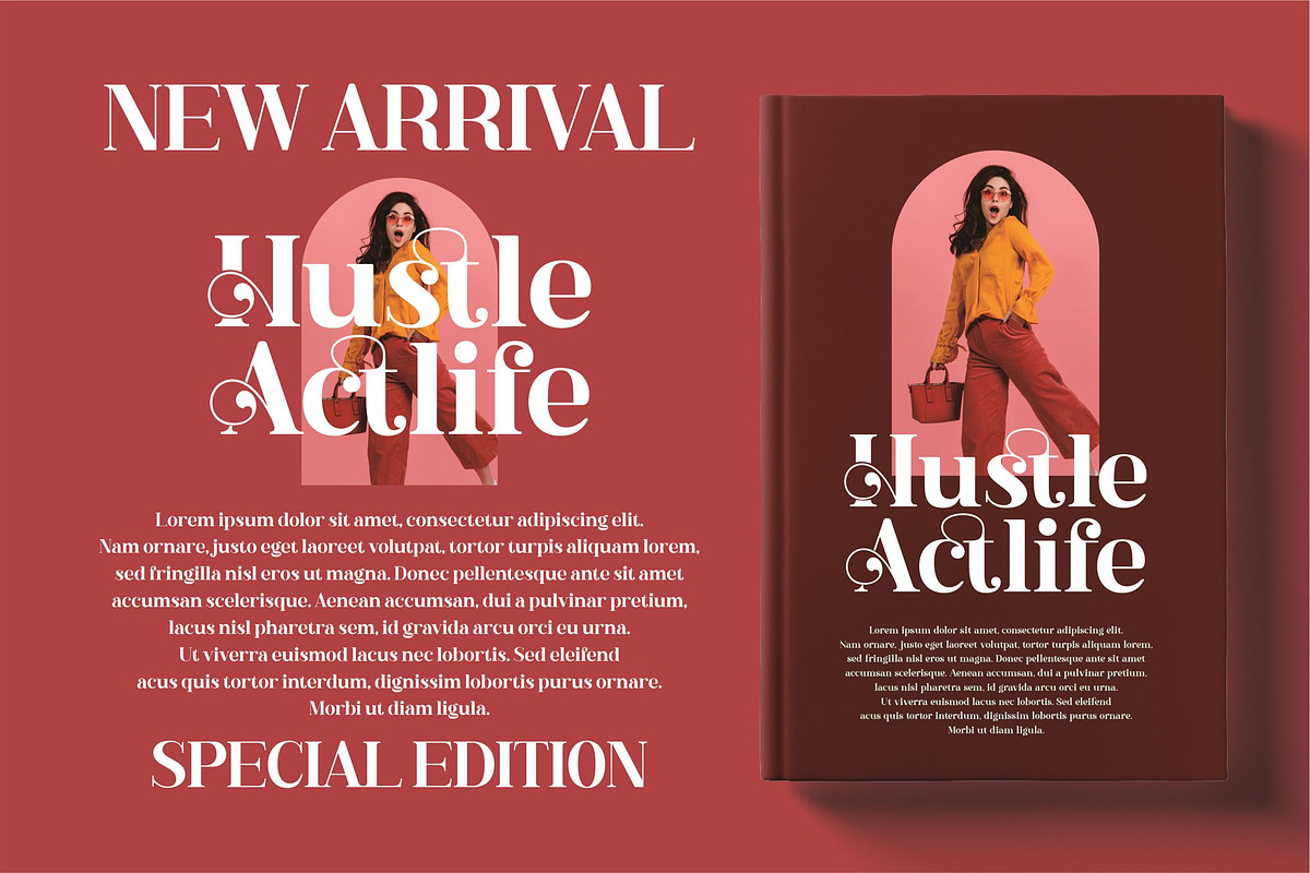 Hustle Actlife Serif LS, a Serif Font by GranzCreative (Photo 5 of 19)