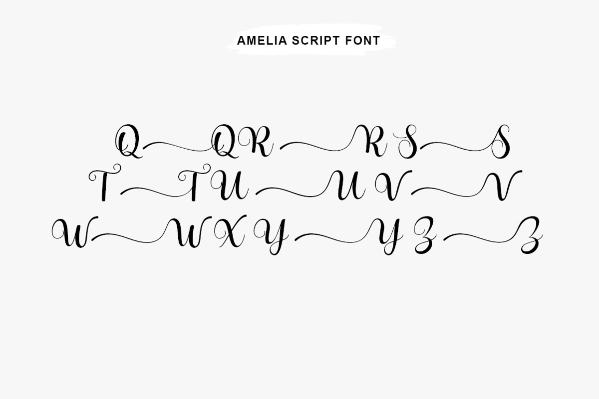 Ameliora - 3 Font, a Script Font by MjStudio31 (Photo 8 of 15)