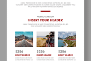 Responsive Email Newsletter Template, a Landing Page Template by MightyDesign (Thumbnail 3 of 9)