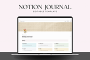 Journal Template for Notion, a Templates & Theme by AestheticOrganizer (Thumbnail 2 of 9)