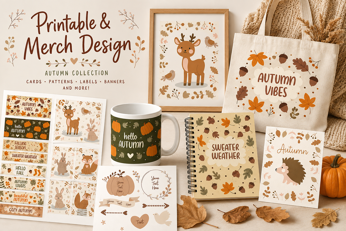 Cozy Fall Clipart Bundle, a Seasonal Illustration by Anna Studio (Photo 8 of 13)