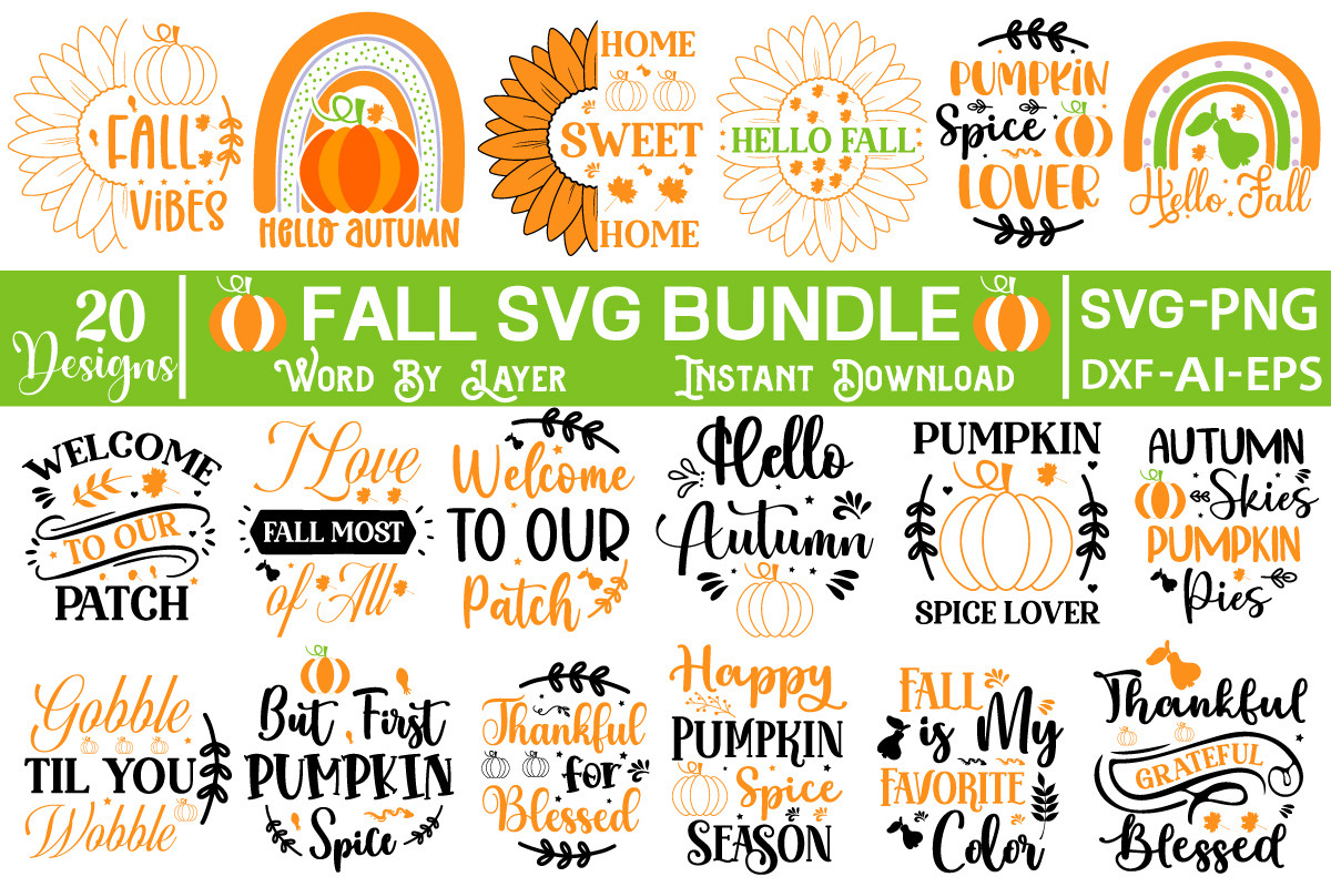 Fall Mega Bundle, Autumn Big Bundle, an Object Graphic by GraphicPicker (Photo 2 of 5)