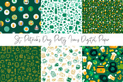 St. Patrick’s Day Party Icons Patter, a Texture Illustration by DreamPrint404 (Thumbnail 2 of 8)