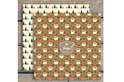 Santa Christmas Digital Papers, a Pattern Graphic by JennyL Designs (Thumbnail 4 of 5)