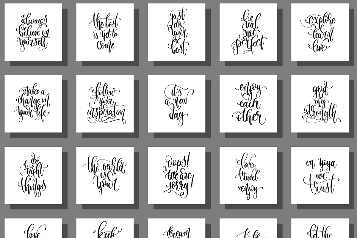 100 POSITIVE QUOTES, a Card Template by karakotsya (Photo 5 of 5)