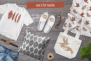 Boho Linocut Style, a Decorative Illustration by dasha mo (Thumbnail 5 of 6)
