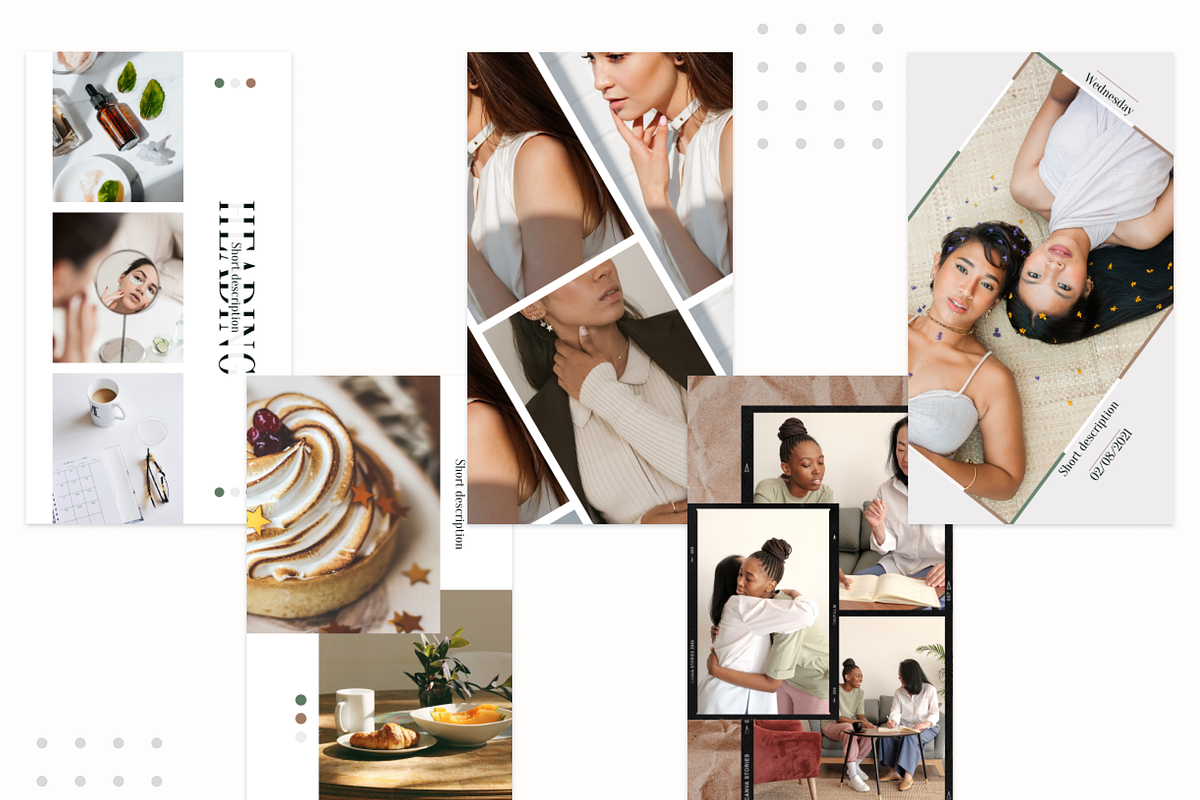30 Canva Instagram Templates stories, a Social Media Template by KaluginaWEB (Photo 2 of 7)
