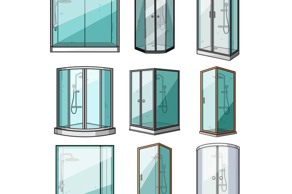 Various shower cabins featuring, an Object Graphic by pikepicture (Photo 2 of 3)
