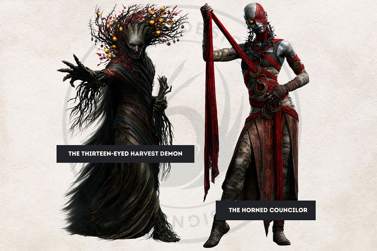 Harvest RPG Characters Cliparts, a Seasonal Illustration by ThatsDesignArt (Photo 11 of 15)