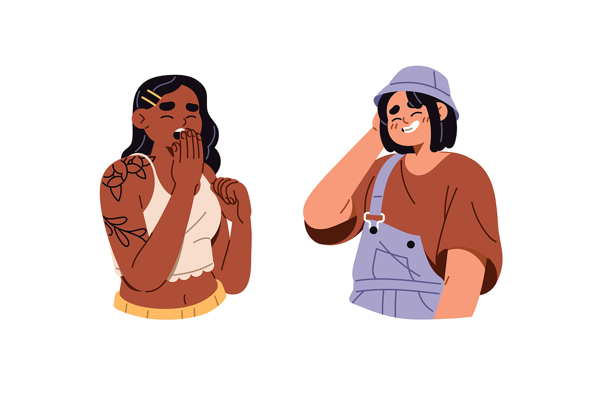 People with different emotions set, a Person Illustration by PaperTrident (Photo 9 of 11)