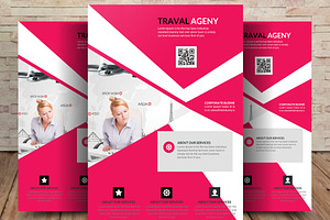 Traval Ageny Flyer, a Poster Template by graphicforest
