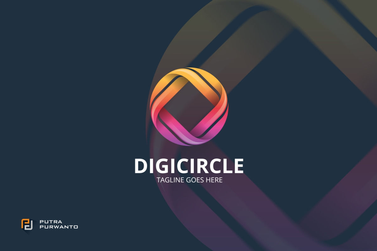 DIGI CIRCLE - Logo Template, a Branding & Logo Template by putra_purwanto