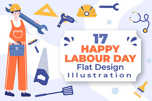 17 Happy Labor Day Illustration