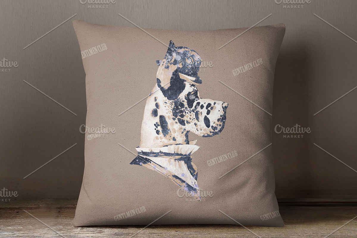 GENTLEMAN DOGS SET, an Object Graphic by Alisa Mikibith Art (Photo 10 of 10)