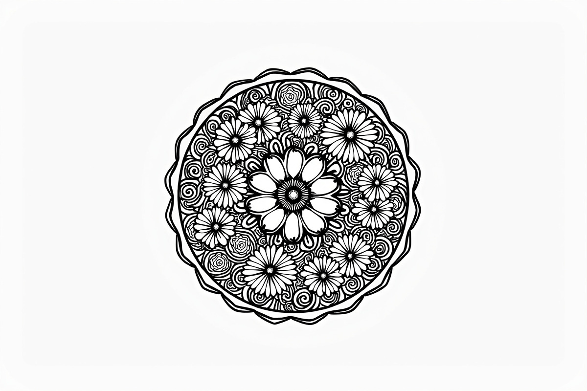 Mandala Floral Circle Pack, an Illustration by BIPLOB EXPERT (Photo 7 of 9)