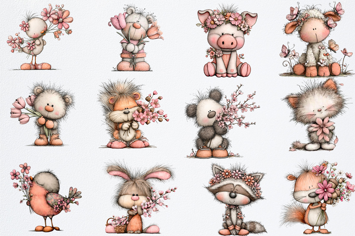 Lovers Valentines Day Clipart, an Illustration by Watercolor design (Photo 2 of 6)
