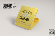 Hinged Square Tin Mockup, a Product Mockup by INCDesign (Thumbnail 3 of 5)