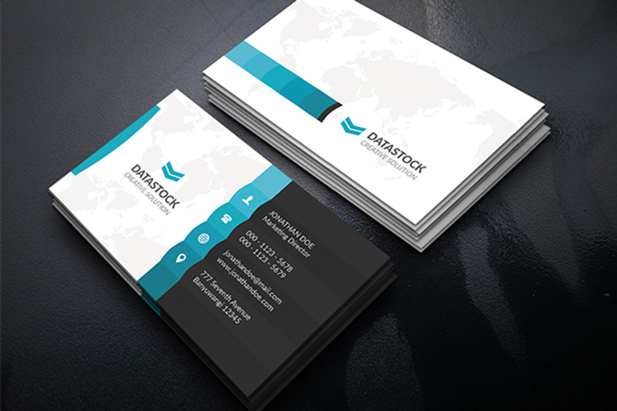 Modern Corporate Business Card, a Business Card Template by InfinityArt (Photo 2 of 4)
