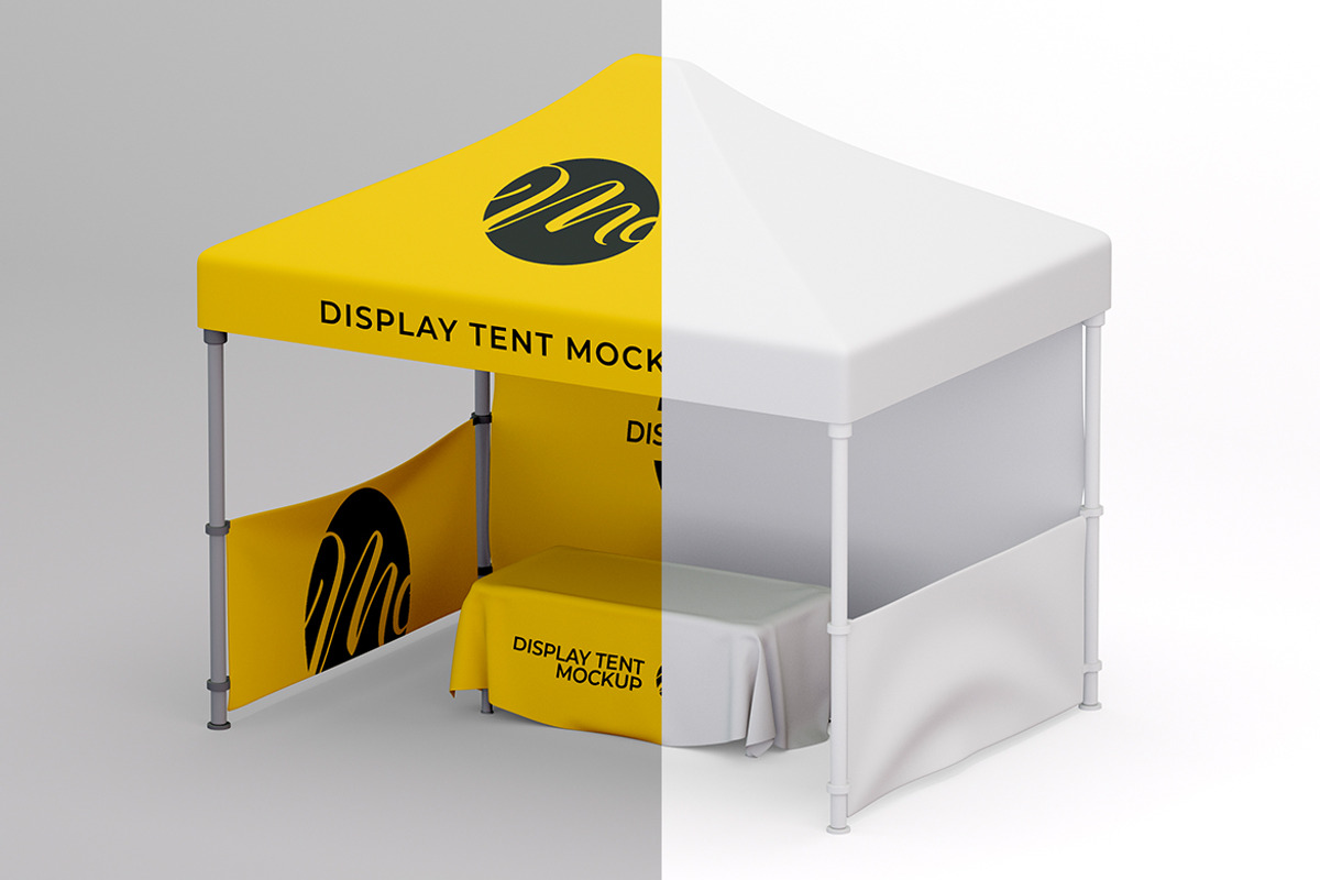 Display Tent Mockup Set, a Print Template by McLittle Stock (Photo 3 of 4)