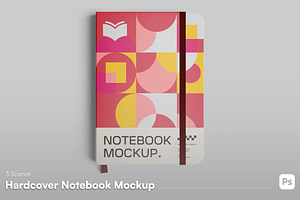 Notebook Mockup Set, a Mockup by graphicsauce