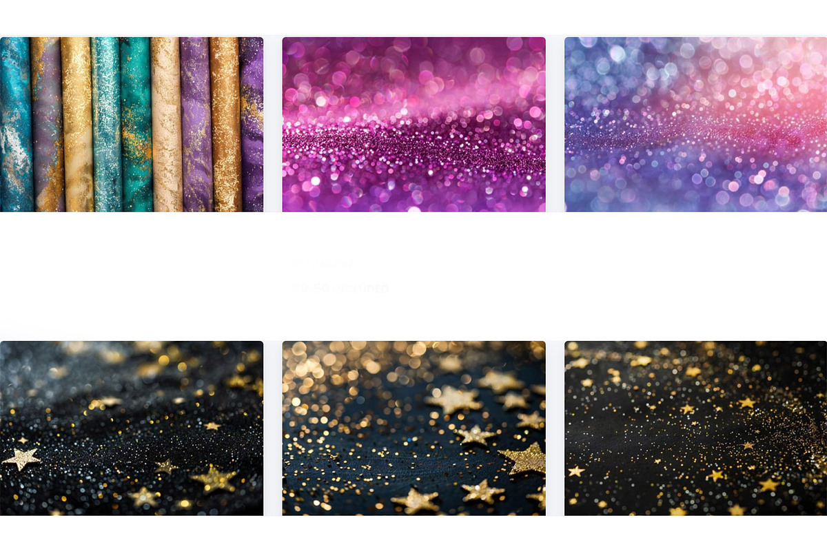 Glitter Stars and Abstract Backdrop, a Background Graphic by VetalStock (Photo 2 of 3)