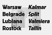 Blokhaus - Modern Sans Serif Font, a Sans Serif Font by Bart Wesolek (Thumbnail 5 of 6)