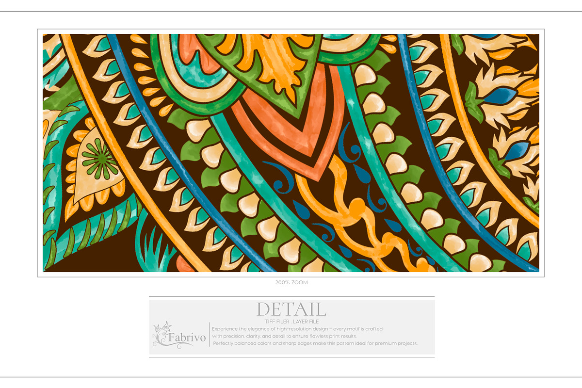 Paisley Traditional Seamless Pattern, a Pattern Graphic by Fabrivo (Photo 9 of 10)