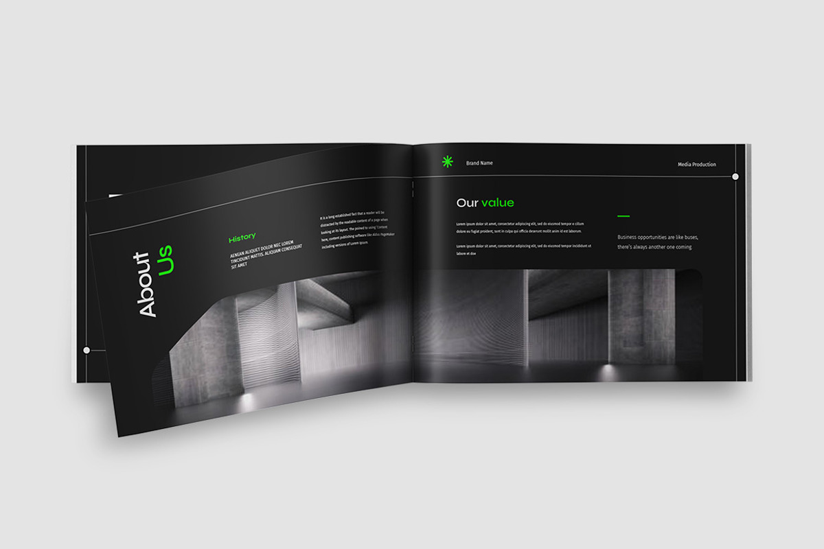 Project Company Profile Template, a Brochure Template by TMint Play (Photo 3 of 8)