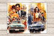 Retro Cinema Junk Journal Pages, a Person Illustration by GlamArtZhanna (Thumbnail 3 of 9)