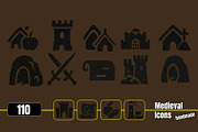 2d Medieval Map Icons, a Solid Icon by New Horizon Creators (Thumbnail 1 of 5)