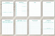 Printable Life Planner Template, a Stationery Template by Design House (Thumbnail 3 of 9)