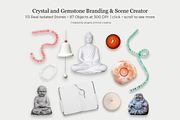 Crystal & Gemstone Mock Up Creator, a Product Mockup by angela simone creative (Thumbnail 10 of 10)