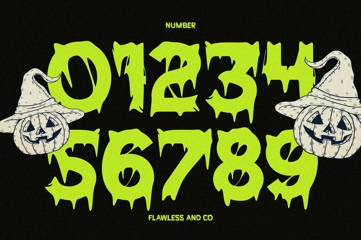 Hellver - Horror Display Font, a Sans Serif Font by Flawless And Co (Photo 7 of 10)