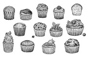 Muffins Collection, an Object Graphic by Eugenia Hauss Design (Thumbnail 2 of 2)