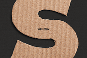 Cut Out Cardboard Letters, an Object Graphic by Mint Pixels (Thumbnail 6 of 6)