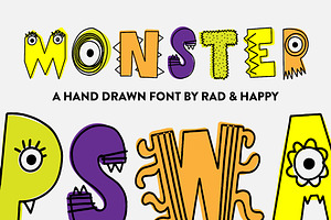 Monster | Hand Drawn Font
