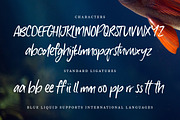Blue Liquid Marker Font, a Font by Creativeqube Design (Thumbnail 10 of 13)