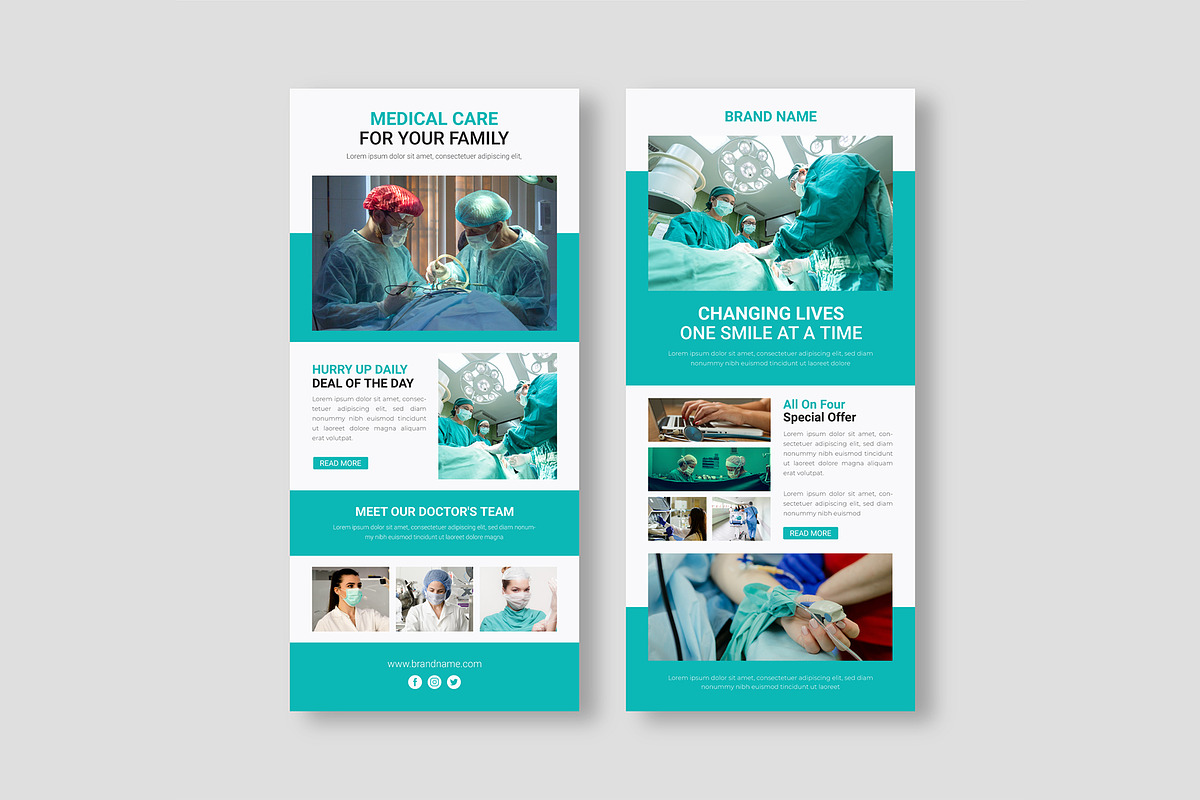 Medical Service Email Template, an Email Template by Waliullah Solutions