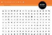 650 Icons of Everyday Objects, an Icon by Iconify.it (Thumbnail 2 of 5)