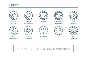 Circularity - Circle Line Icons