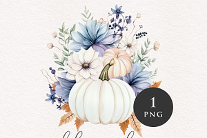 Boho Pumpkin Clipart