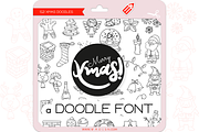 Xmas Doodles - Dingbats Font, a Symbol Font by WADLEN (Thumbnail 1 of 8)