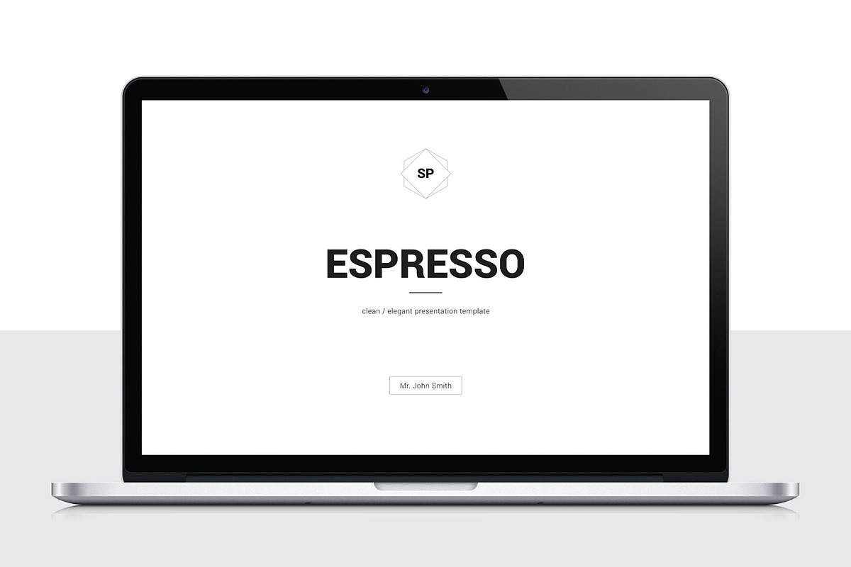 Espresso Minimal KEYNOTE Template, a Presentation Template by Shafura (Photo 1 of 6)